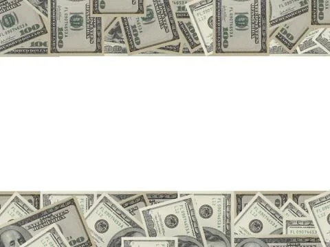 Dollars frame  Stock Illustration