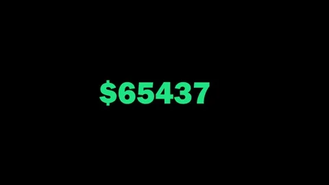 Dollars Increase counting numbers 100000$ Profit growth animation 4k Stock Footage 282734132