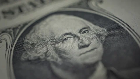 Dollars macro Closeup. Stock Footage 133410270