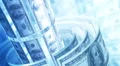Dollars Money Banknotes Rotating Background Loop. 4k or 4k+ Resolution