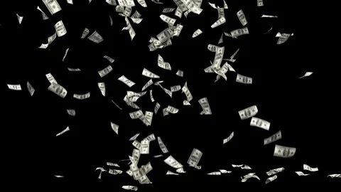 Dollars Money Falling Pack 1 스톡 동영상 117303253