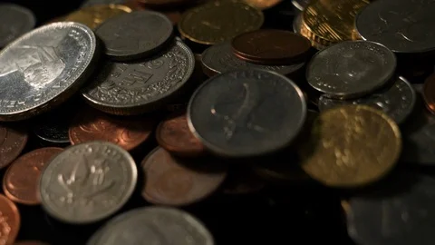 Dollars money set with count to bills of one hundred dollars Stock Footage 109343993