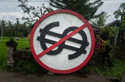 Dollars not allowed Stock Photos