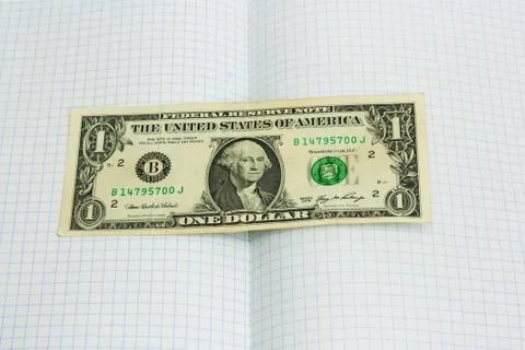 Dollars in the notebook Stock Photos