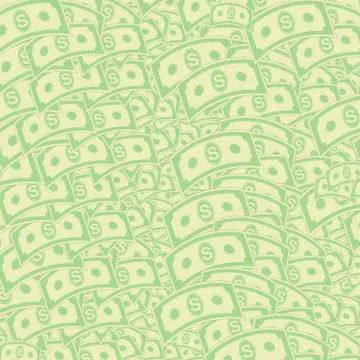 Dollars Pattern. American Banknotes. US Currency Stockillustratie