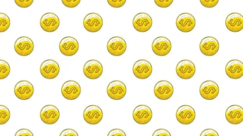 Dollars Pattern Vertical Stock-Footage 253427973