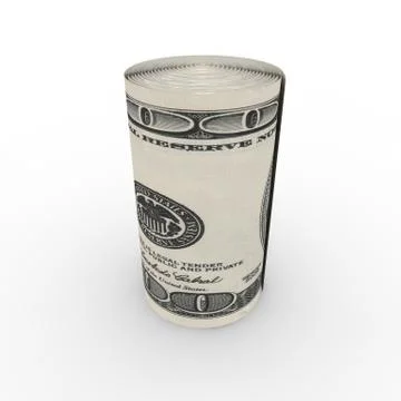 Dollars rolled Stock Illustration