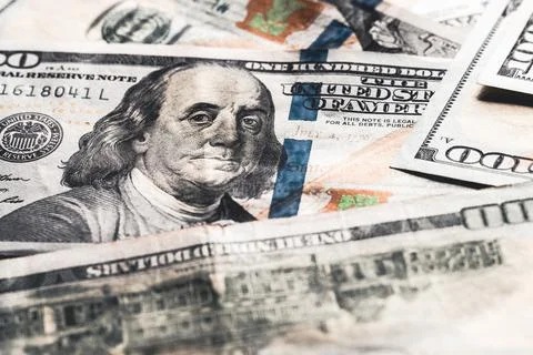 Dollars seamless background. High resolution seamless texture Stock Photos