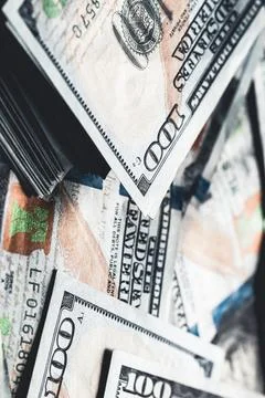 Dollars seamless background. High resolution seamless texture Stock Photos