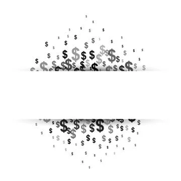 Dollars sings business background sample Stock Illustration