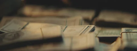 Dollars in suitcase Stock Footage 149275951