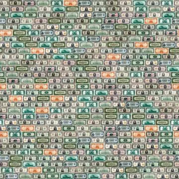 Dollars texture Stock Photos