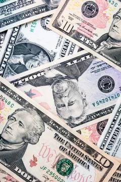 Dollars texture Stock Photos