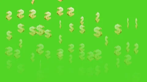 Doller sign 3d Stock Footage 274306837