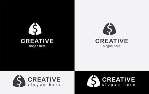 Doller Sign Creative  logo design brand logo design Stock Illustration
