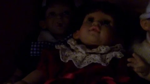 Dolls in a closet Stock-Footage 78024030