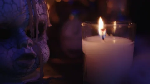 Dolls Head Wax Lots of Drip Stock Footage 224158845