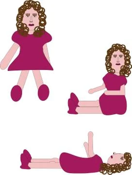 Dolls Stock Illustration