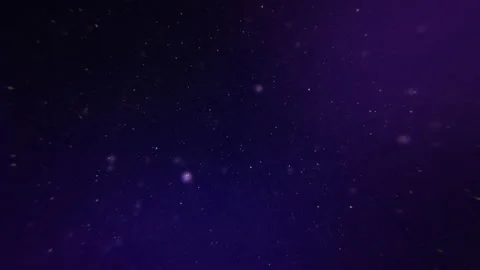 Dolly in of a blue starfield space abstract background with particles moving. Stock Footage 145288329