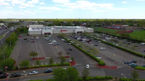 Dolly Close Up Shot of a Target Store Stock Footage 139874114