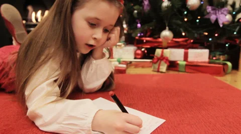DOLLY: Dear Santa Stock Footage 29154824