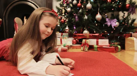 DOLLY: Dear Santa Stock Footage 29154863