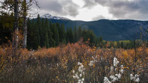 Dolly left movements of clouds with sun beams Stock Footage 33196017
