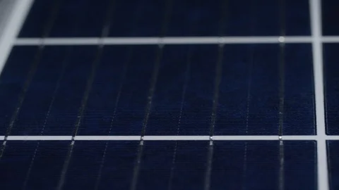 Dolly macro of solar panel close up isolated Video stock 92186547