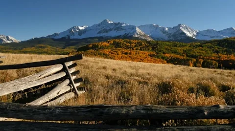 Dolly move - 4K shot of Mount Wilson Range in Rocky Mountains 01 Stock Footage 47883119