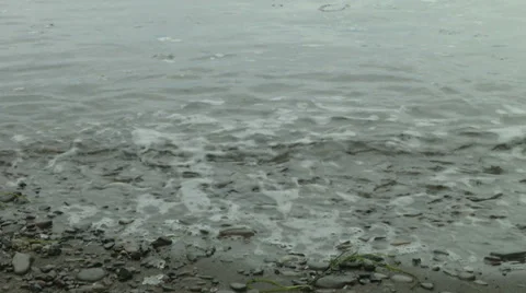 Dolly in-out water beach Stock Footage 32354880