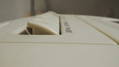 Dolly over control button of Cassette Player 1 Video stock 107146080