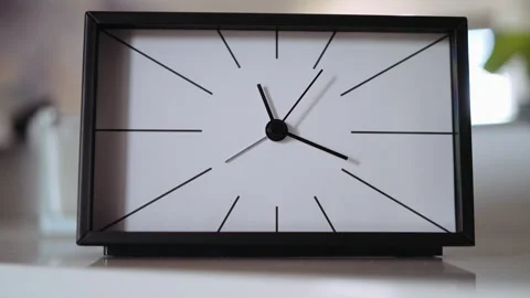 Dolly shot of an alarm clock Stock Footage 238459208