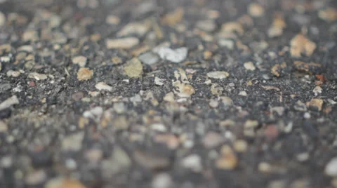 Dolly shot of asphalt Stock Footage 38487638