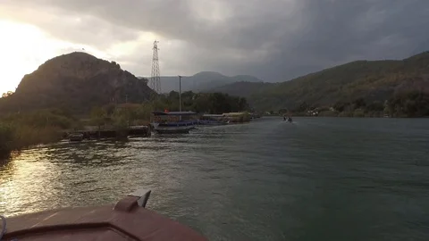 Dolly Shot From The Boat Stock Footage 125874571