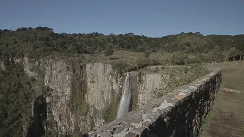Dolly shot of a cascade Stock Footage 94321719