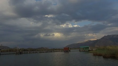 Dolly Shot The Cloudy View Stock Footage 125874386