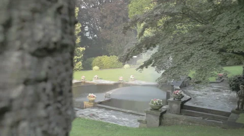 Dolly shot of garden view Stock Footage 35900157