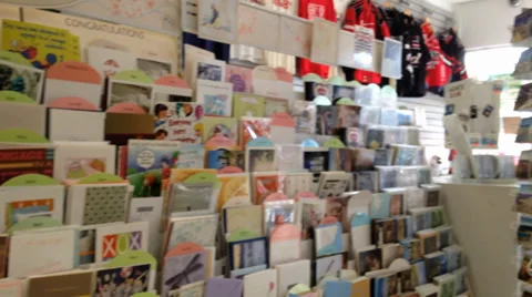 Dolly shot inside post office Stock Footage 38981140