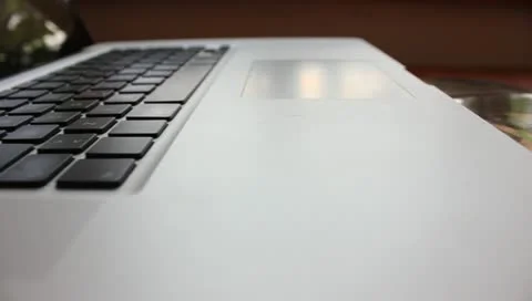 Dolly shot of laptop Video stock 11185784