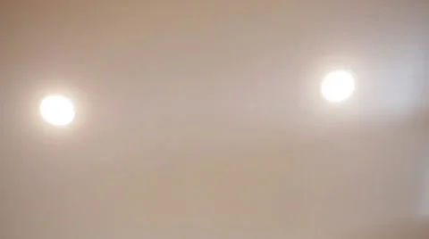 Dolly shot of lighting lamp Stock Footage 45569177