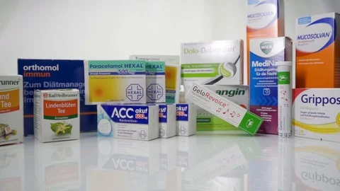 Dolly Shot Medication Stock Footage 125872214