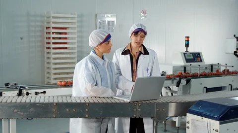 Dolly Shot, Medium Shot, Wide Shot, Manufacturing Occupation, Working, Using Stock Footage 94011243
