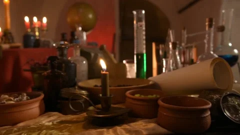 Dolly Shot In OldLaboratory Stock Footage 141203980