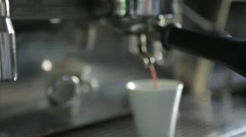 Dolly shot of single espresso cup Stock Footage 20644659