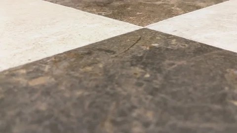 Dolly shot. Slow motion. Texture of a stone wall. Interiors stone wall design.  Video stock 122454126