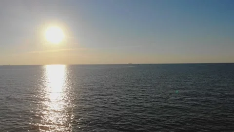 Dolly shot of sunset Stock Footage 135987557