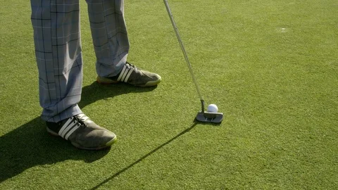 Dolly Shot, Tracking Shot, Close-Up, Less Than 10 Seconds, Sport, Golf Course, Stock Footage 94027379