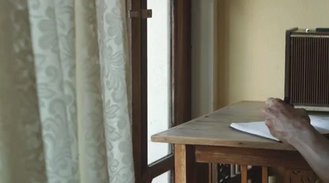 Dolly shot of Work place Stock Footage 56320822