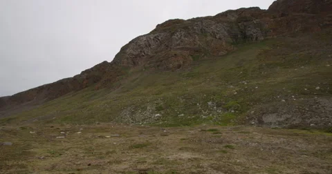 Dolly - Summer Arctic Mountain Landscape  Stock Footage 54267979