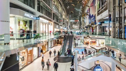 Toronto's Eaton Centre Looks Freakishly Empty In A Video Posted